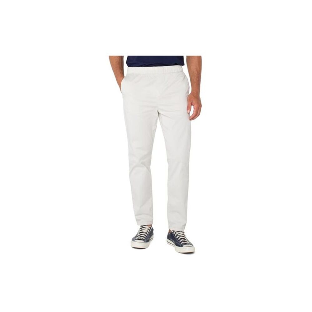 Liverpool Mens Solid Tapered Relaxed Jogger Casual Pants, NWT